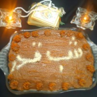 حلوا زعفرانی نذری شب قدر