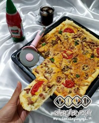 پیتزا مخلوط شقایق پز دستور خمیر در بخش ویدیوهامه خمیر جادویی