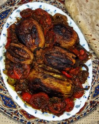 بادمجان شکم پر خوشمزه