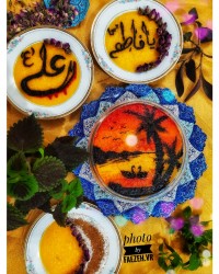 شله زرد نذری کپشن بخونید