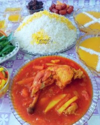 سفره افطاری شب بیست و سوم ماه مبارک رمضان