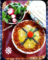 کشک بادمجان پیازداغ عسلی