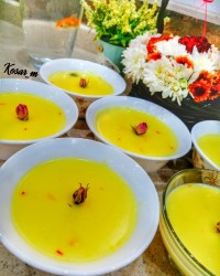 محلبی زعفرانی