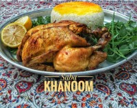 مرغ شکم پر خوشمزه