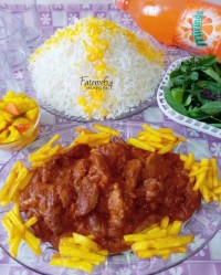 سفره افطاری شب بیست و پنجم ماه مبارک رمضان