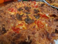 پیتزاگوشت وقارچ