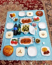 سفره افطار و شام