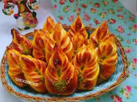 نان کره ای برگی خوشگلی وخوشمزه گیش منو کشته شمارو چی