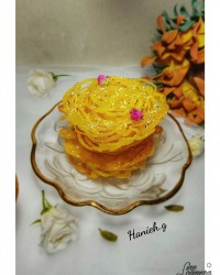 زولبیا خانگی و سالم (بدون افزودنی)