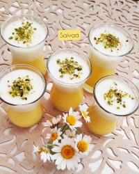 محلبی وانیلی وزعفرانی برا افطار..