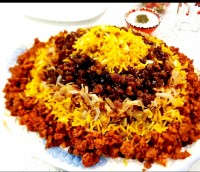 عدس پلوی خوشمزه