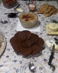 سفره افطاری ساده