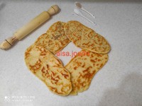 نان خانگی با ماست