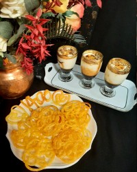 زولبیا خانگی و دسر گبوله (ترکیه)