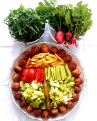 کوفته ریزه مرغ و گردو