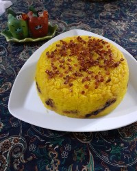 ته چین مرغ و زرشک