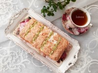 کیک مکرون نارگیلی