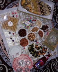 سفره عید فطر خونه خودم