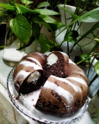 کیک سورپرایز نارگیلی