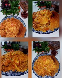 استانبولی با مرغ و هویچ