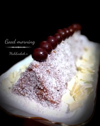 کیک یخچالی فوری بدون شکر