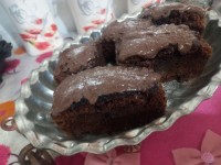 کیک شیری شکلاتی