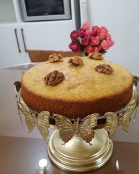 کیک گردویی من