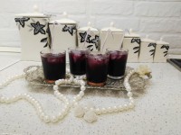 نوشیدنی سرد (شربت توت سیاه طبیعی)