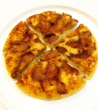 کیک سیب تابه ای.