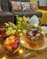 کیک زرافه ای