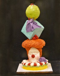 کیک خامه ای دلقک