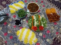 ☆قورمه سبزی و سالاد فصل ☆