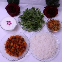 خوراک گوشت ساده بابرنج