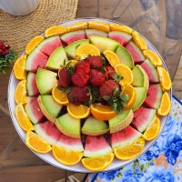 تزئین میوه
