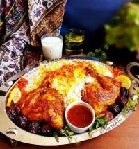 هویچ پلو با مرغ