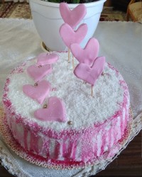 کیک تولد خواهر زاده گلم