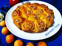 نان زردآلو و بادام