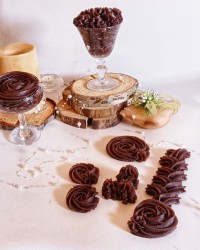 باتر کریم شکلاتی بدون تخم مرغ