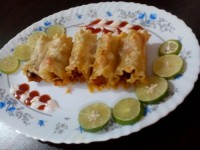 لازانیای لقمه ای کدو و انار