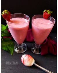 شیک میلک توت فرنگی