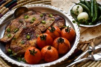 بادمجان و گوجه