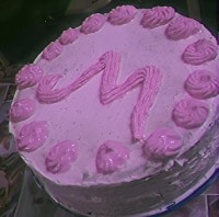 کیک گردویی با خامه