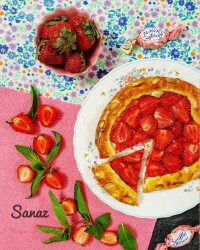 گلت توت فرنگی با دستور حدیث سلطانی عزیز