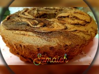 کیک نسکافه ای مرمری