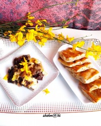 صبحانه خرما تخم مرغی