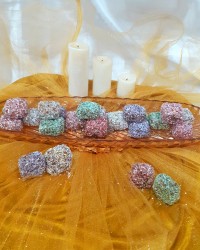 مکعب خرمایی (خیلی خوشمزس حتما درست کنید)
