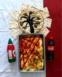 لازانیا با مرغ _ آش رشته