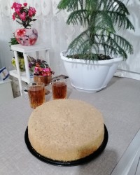 کیک چایی بدون فر