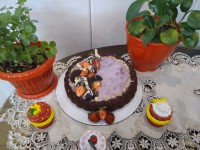 تارت کیک شکلاتی