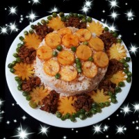 نخود فرنگی پلو